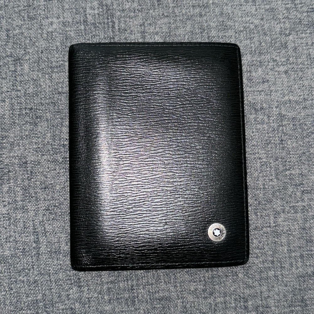 Mont blanc card holder (insert for plastic sleeve) made in italy